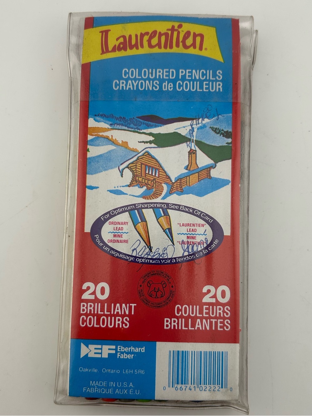 Vintage Laurentien Coloured Pencils Set of 24